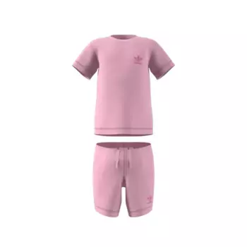 Спортивный костюм Adidas Originals "SHORT TEE SET" (2 шт.), розовый