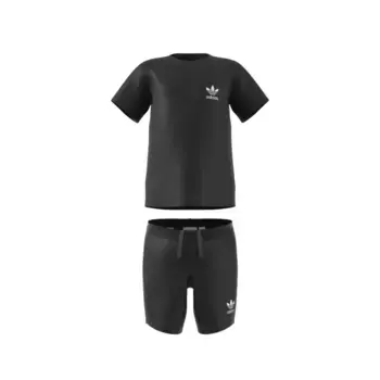 Спортивный костюм Adidas Originals "SHORT TEE SET" (2 шт.), черный