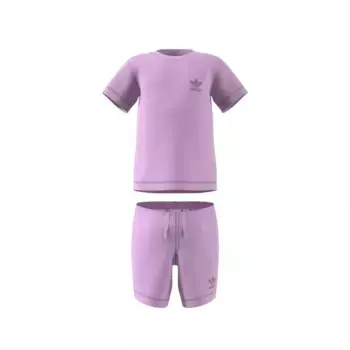 Спортивный костюм Adidas Originals "SHORT TEE SET" (2 шт.), цвет Bliss Lilac