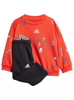 Спортивный костюм Adidas Sportswear Brand Love Jogger and Pants Set, красный