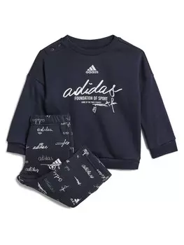 Спортивный костюм Adidas Sportswear Brand Love Joggers Set Kids, синий