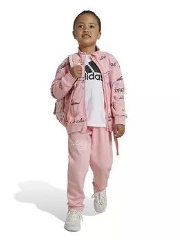 Спортивный костюм Adidas Sportswear Brand Love Kids, красный