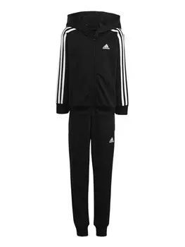 Спортивный костюм Adidas Sportswear Essentials 3-Stripes Shiny, черный