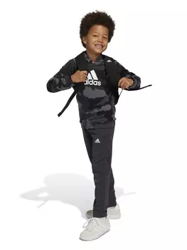 Спортивный костюм Adidas Sportswear Essentials Allover Print Hoodie, серый