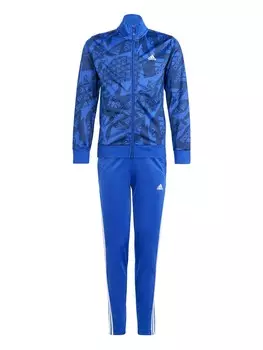 Спортивный костюм Adidas Sportswear Essentials Allover Print, синий