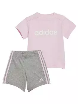 Спортивный костюм Adidas Sportswear Essentials Lineage Organic Cotton, розовый