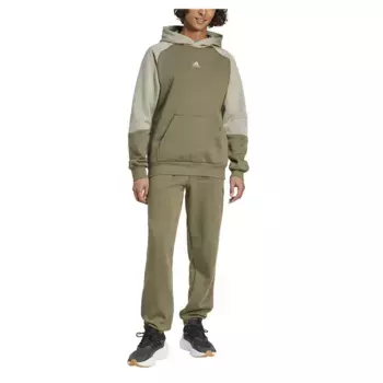 Спортивный костюм adidas Sportswear Fleece Colorblock, зеленый
