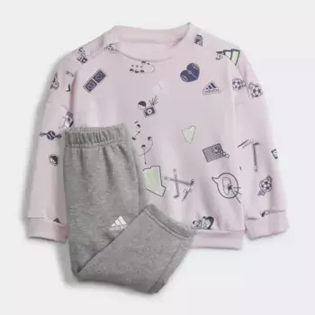 Спортивный костюм Adidas Sportswear "I BLUV JOGGER" (2 шт.), розовый