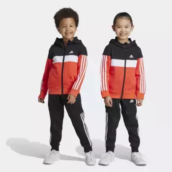 Спортивный костюм Adidas Sportswear "LK 3S TIB FL TS" (2 шт.), белый