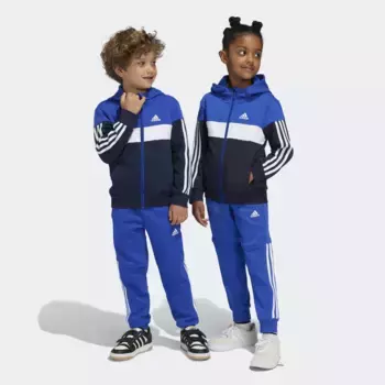 Спортивный костюм Adidas Sportswear "LK 3S TIB FL TS" (2 шт.), синий