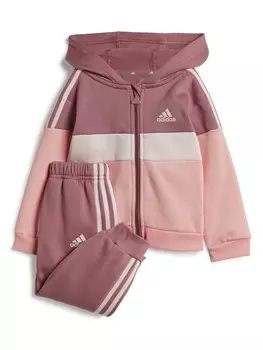 Спортивный костюм Adidas Sportswear Tiberio 3-Stripes Colorblock Fleece, красный