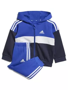 Спортивный костюм Adidas Sportswear Tiberio 3-Stripes Colorblock Fleece, синий