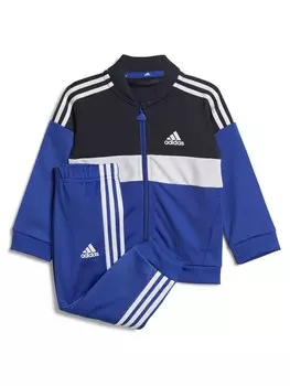 Спортивный костюм Adidas Sportswear Tiberio 3-Stripes Colorblock Shiny, синий