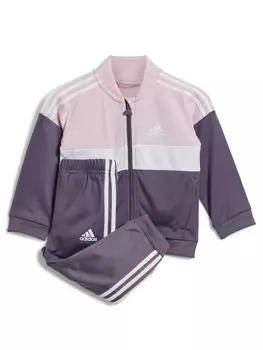 Спортивный костюм Adidas Sportswear Tiberio 3-Stripes Colorblock Shiny, розовый