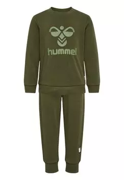Спортивный костюм ARINE CREW Hummel, цвет olive night