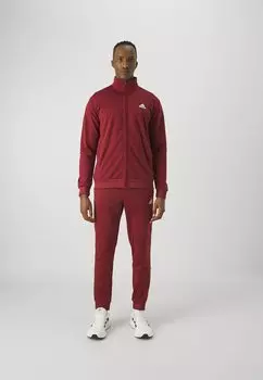 Спортивный костюм BASIC LINEAR LOGO TRACKSUIT adidas Sportswear, цвет shadow red
