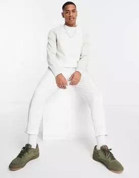 Спортивный костюм бежевого цвета ASOS DESIGN