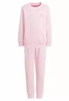 Спортивный костюм CREW SET adidas Originals, цвет true pink