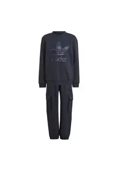 Спортивный костюм CREW SET adidas Originals, темно-серый