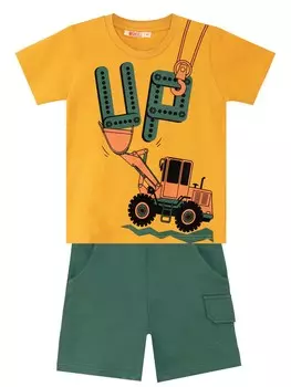 Спортивный костюм Denokids Digger Up, желтый