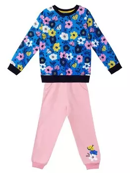 Спортивный костюм Denokids Flower Garden, розовый