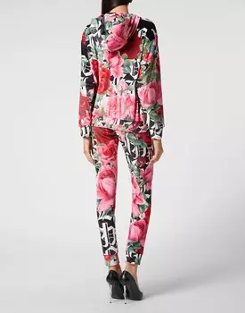 Спортивный костюм для бега: Толстовка/Брюки Dark Romance Philipp Plein, цвет Black / Rose