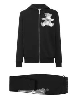 Спортивный костюм для бега:Толстовка/Брюки Teddy Bear Philipp Plein, черный