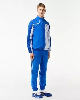 Спортивный костюм для тенниса с цветными блоками Lacoste, синий
