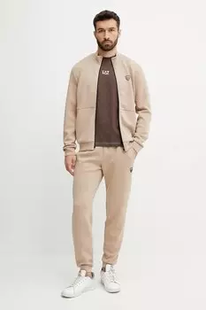 Спортивный костюм Ea7 Emporio Armani, бежевый