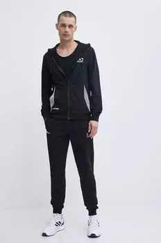Спортивный костюм EA7 Emporio Armani, черный