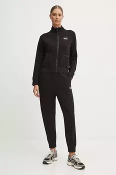 Спортивный костюм EA7 Emporio Armani, черный