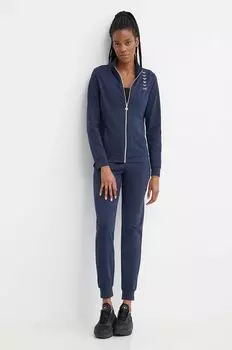 Спортивный костюм EA7 Emporio Armani, темно-синий