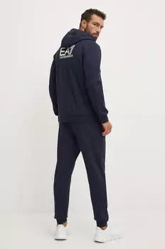 Спортивный костюм EA7 Emporio Armani, темно-синий