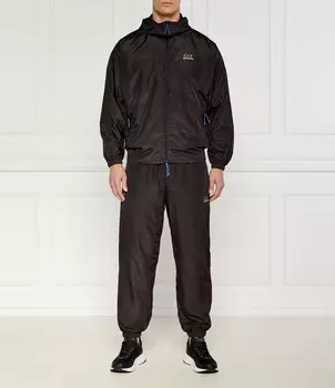 Спортивный костюм EA7 Regular Fit, черный