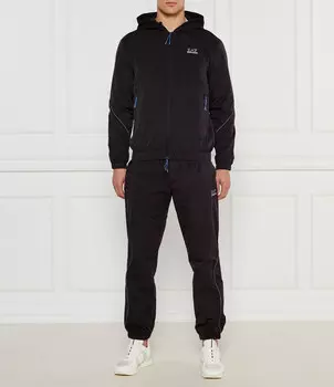Спортивный костюм EA7 Regular Fit, черный