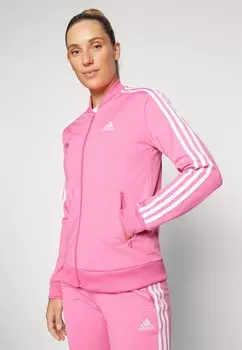 Спортивный костюм ESSENTIALS 3-STRIPES adidas, красный