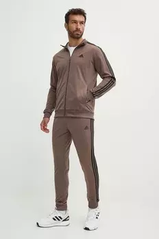 Спортивный костюм Essentials adidas, коричневый