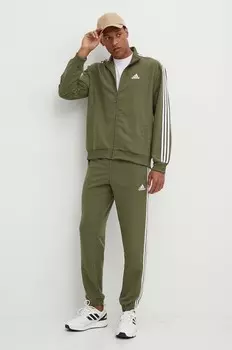 Спортивный костюм Essentials adidas, зеленый