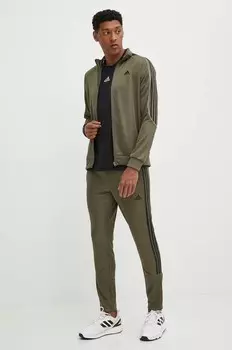 Спортивный костюм Essentials adidas, зеленый