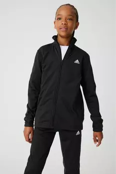 Спортивный костюм Essentials с большим логотипом Adidas, черный