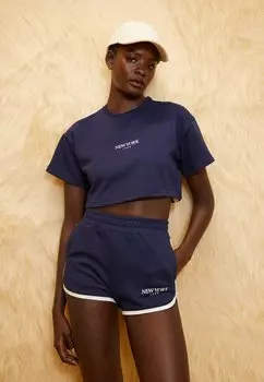 Спортивный костюм Even&Odd, темно-синий/белый