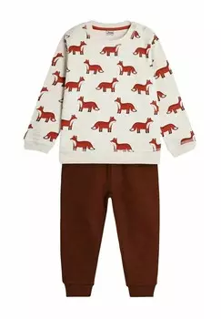Спортивный костюм FOX PRINT JOGGER SET- REGULAR FIT JoJo Maman Bb, бежевый