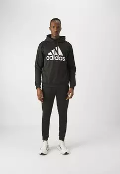 Спортивный костюм HOODED TRACKSUIT adidas Sportswear, цвет black