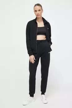 Спортивный костюм из хлопка Fila, черный