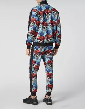 Спортивный костюм из триацетата: топ/брюки Love Tattoo Philipp Plein, цвет Turquoise