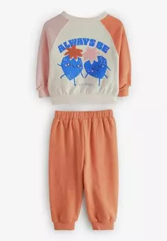 Спортивный костюм JOGGERS SET REGULAR FIT Next, коричневый