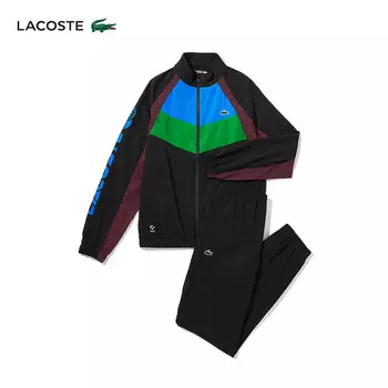 Спортивный костюм Lacoste, черный / красный / синий / зеленый