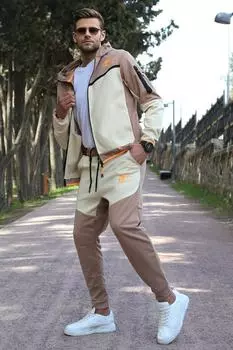 Спортивный костюм Madmext, бежевый