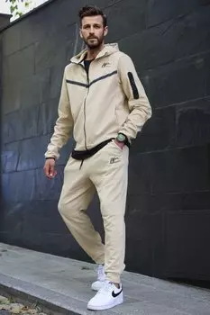 Спортивный костюм Madmext, бежевый