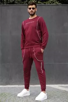 Спортивный костюм Madmext, бордовый